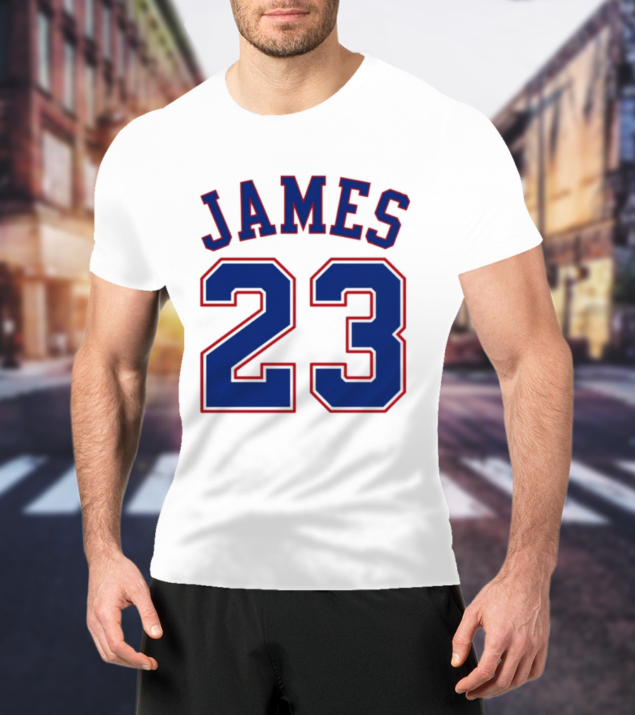 James 23 Philadelphia 76er The King T-Shirt