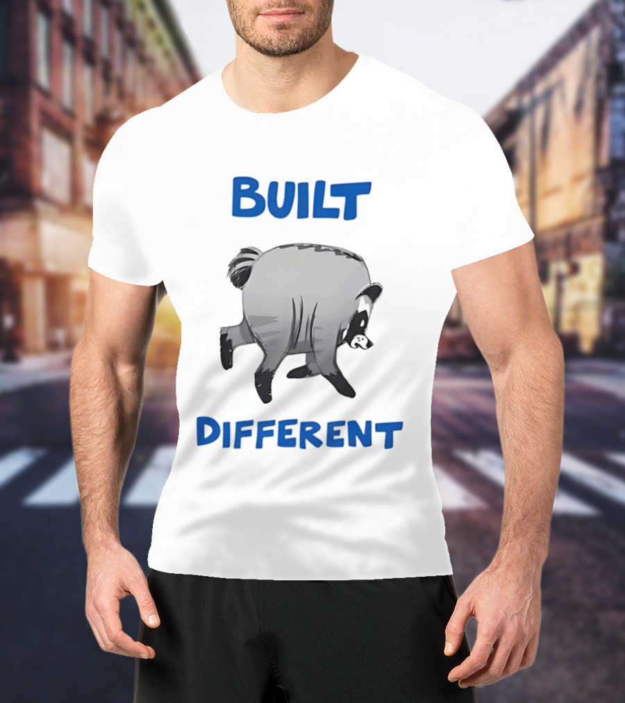 Jimothy The Raccoon Built Different T-Shirt