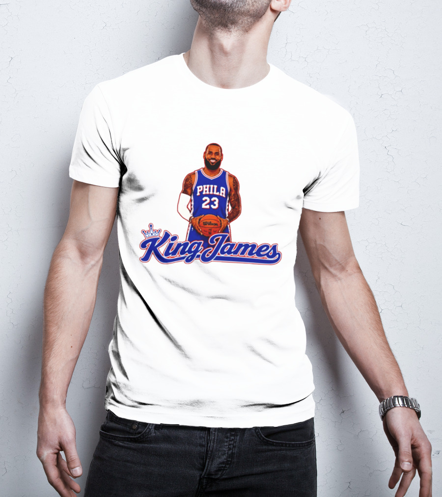 King James Philly 23 Basketball Legend T-Shirt