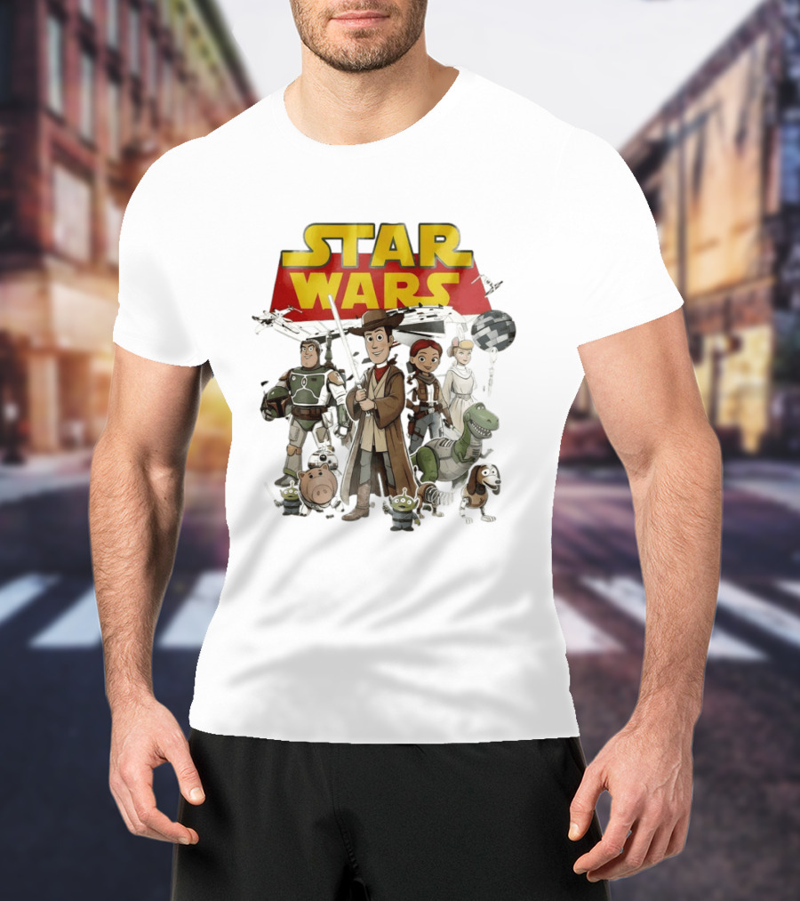 Star Wars Toy Story Mashup Disneyland Family Trip 2026 T-Shirt