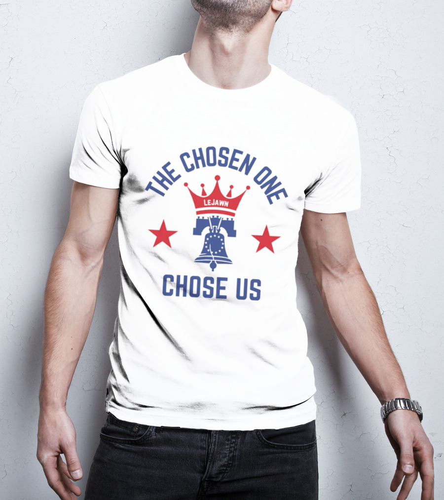The Chosen One Chose Us LeBron James Liberty Bell Crown Stars T-Shirt