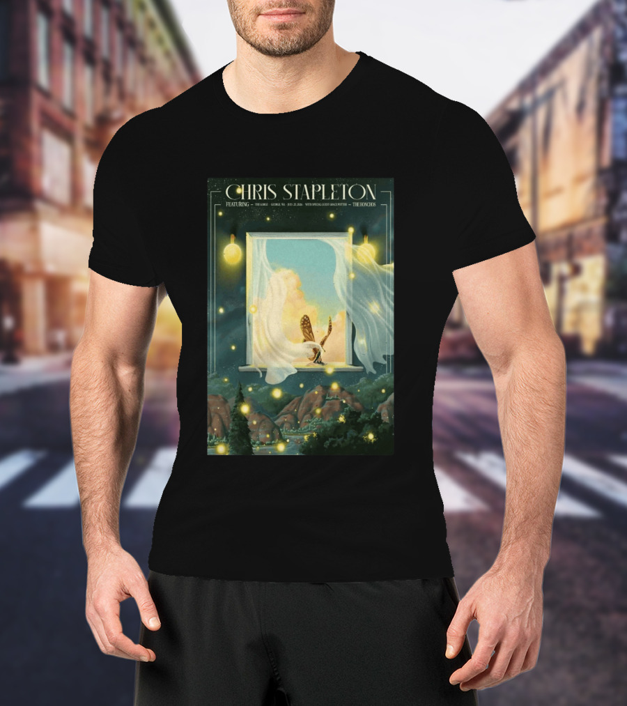 Chris Stapleton Featuring The Gorge George WA July 25 2026 With Special Guest Grace Potter The Honchos T-Shirt