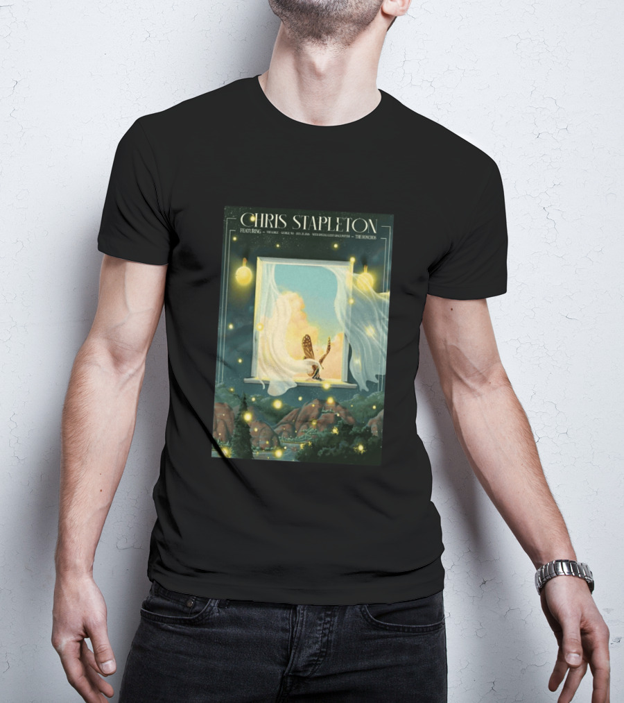 Chris Stapleton Featuring The Gorge George WA July 25 2026 With Special Guest Grace Potter The Honchos T-Shirt