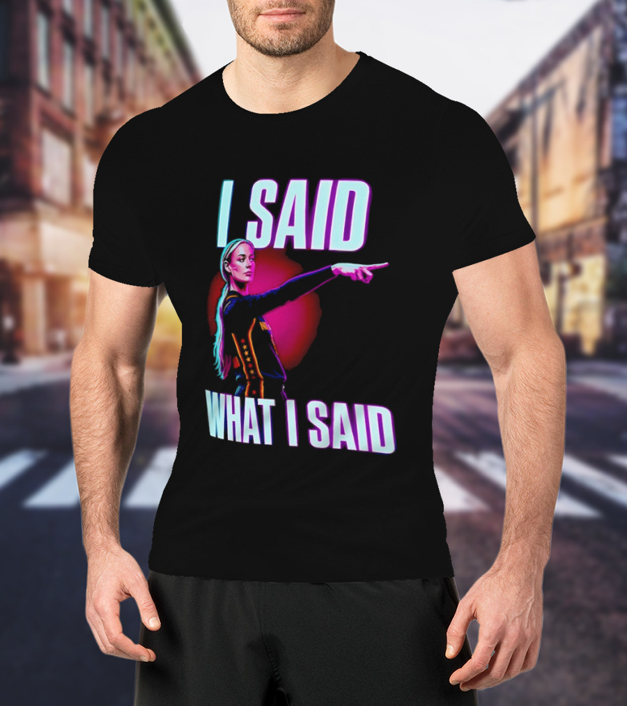 Sophie Cunningham I Said What I Said Pointing Indiana Fever WNBA Basketball T-Shirt