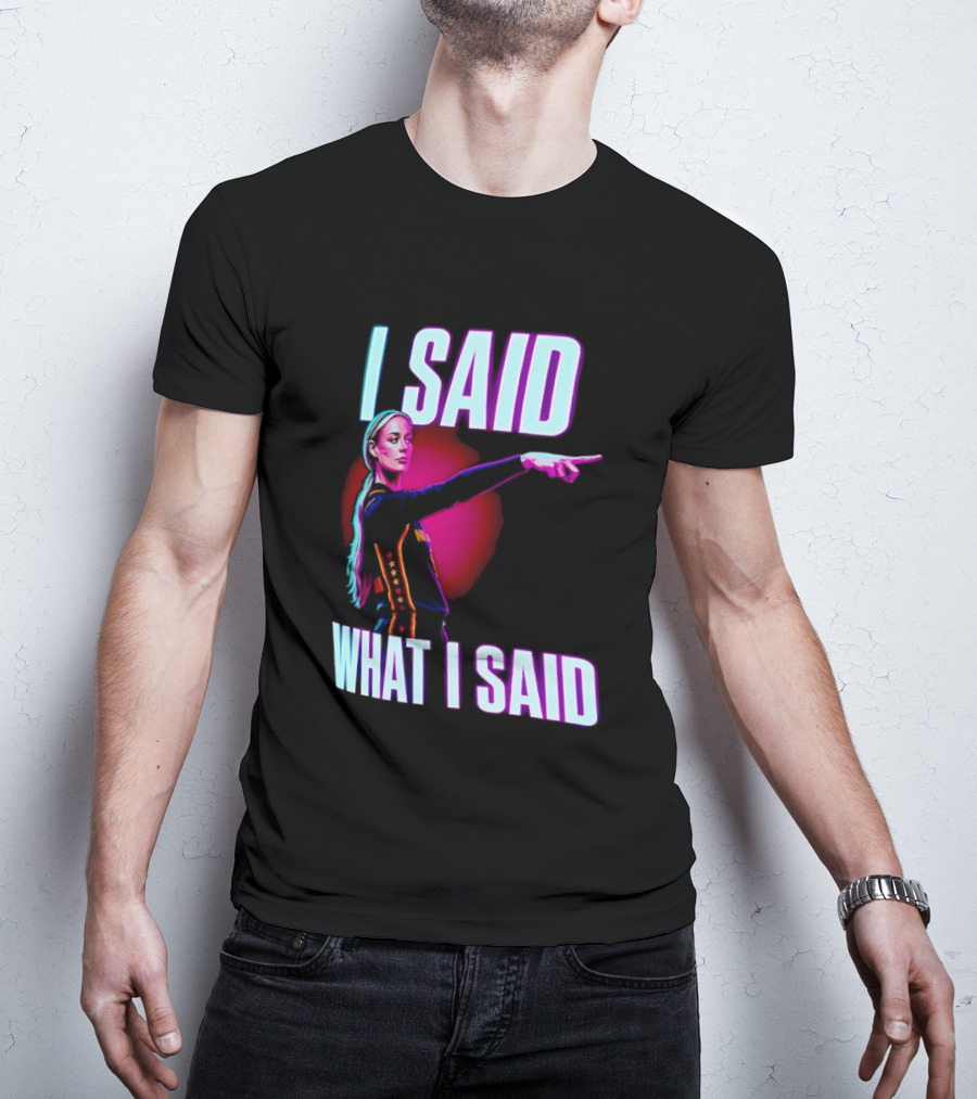 Sophie Cunningham I Said What I Said Pointing Indiana Fever WNBA Basketball T-Shirt