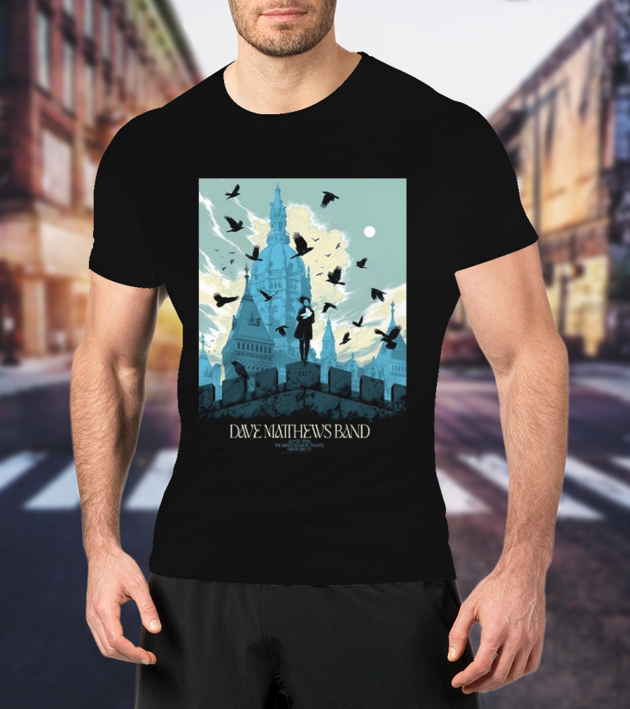 Dave Matthews Band Hartford CT 2026 The Meadows Music Theatre July 25 Event T-Shirt
