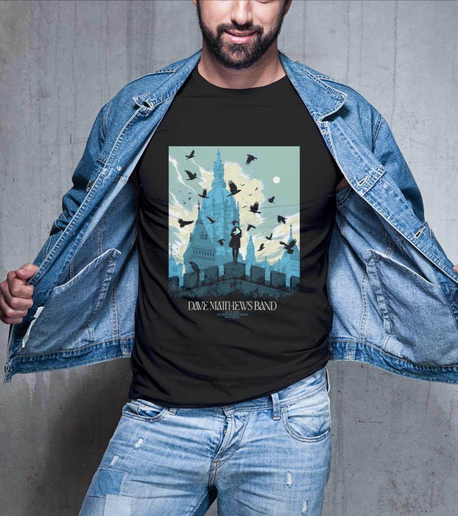 Dave Matthews Band Hartford CT 2026 The Meadows Music Theatre July 25 Event T-Shirt