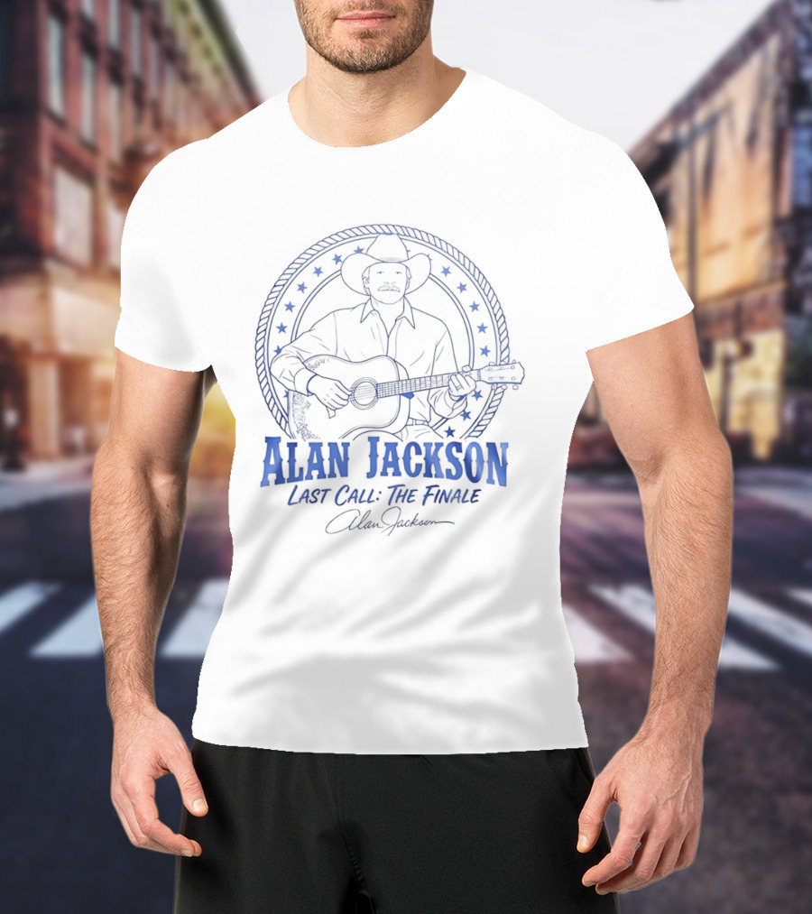 Alan Jackson Last Call The Finale Tour 2026 Tennessee Titans Collaboration T-Shirt