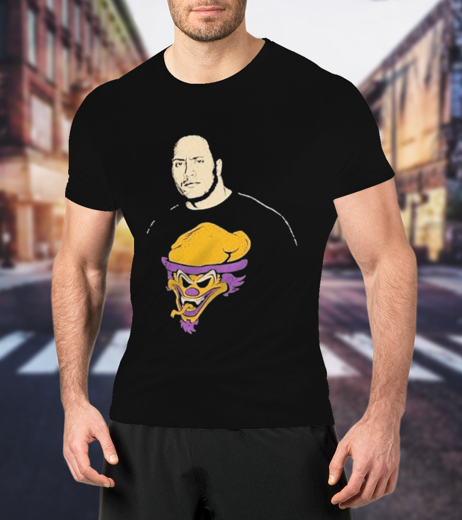 Dwayne Johnson The Rock Insane Clown Posse Collaboration T-Shirt