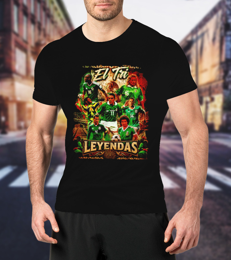 El Tri Leyendas Mexico National Football Team Legend Players T-Shirt