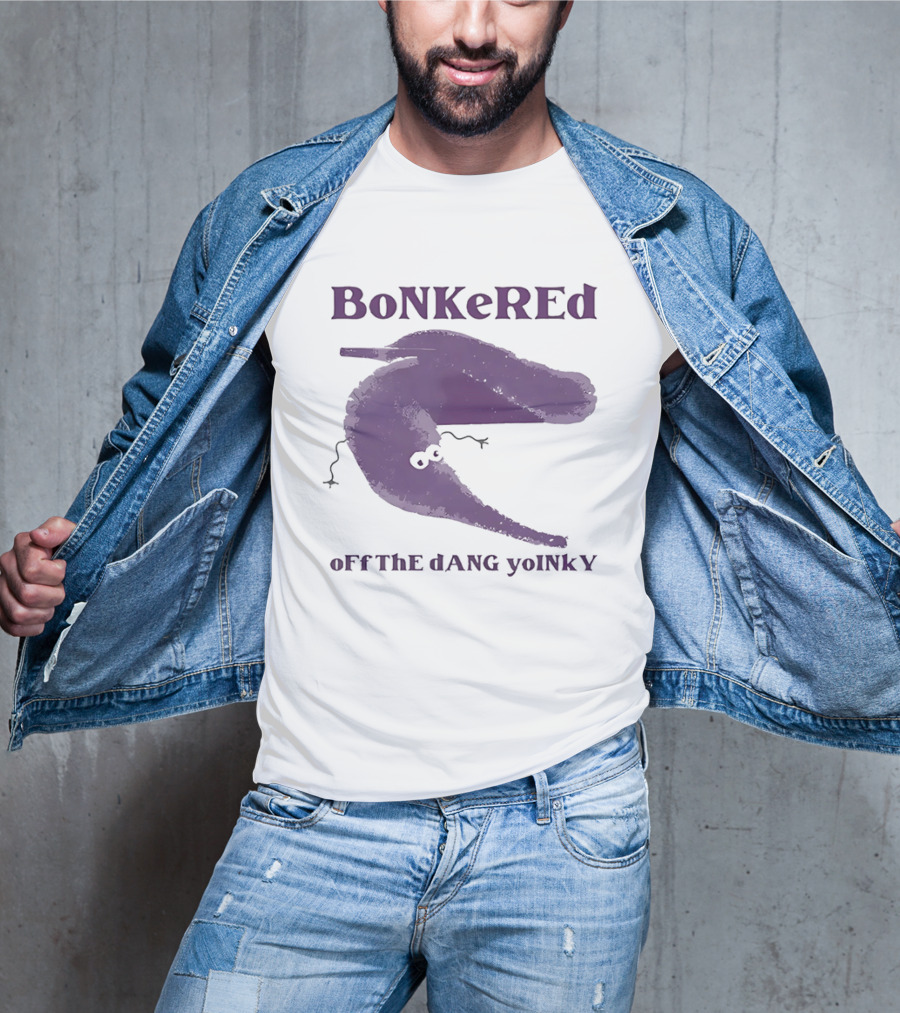 BoNKerEd OFF ThE DaNG YoINKY Worm On A String T-Shirt