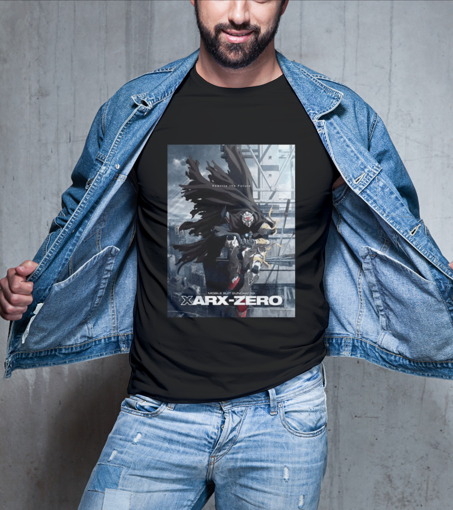 Rewrite The Future Mobile Suit Gundam RG Xarx Zero New Series T-Shirt
