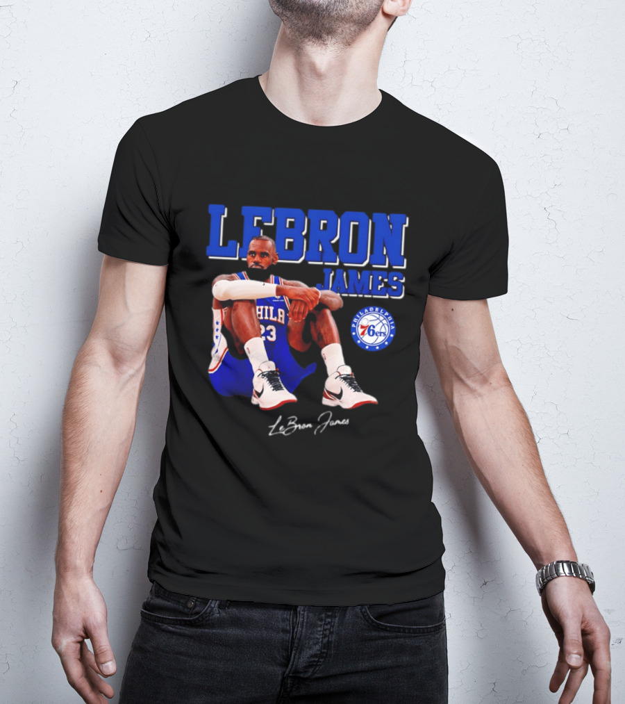 Lebron James 23 Philadelphia 76ers Basketball Phila 76ers 2026 T-Shirt