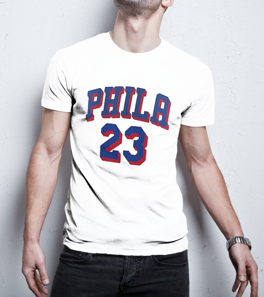 PHILA 23 LeBron James Philadelphia 76ers Youth Fast Break T-Shirt