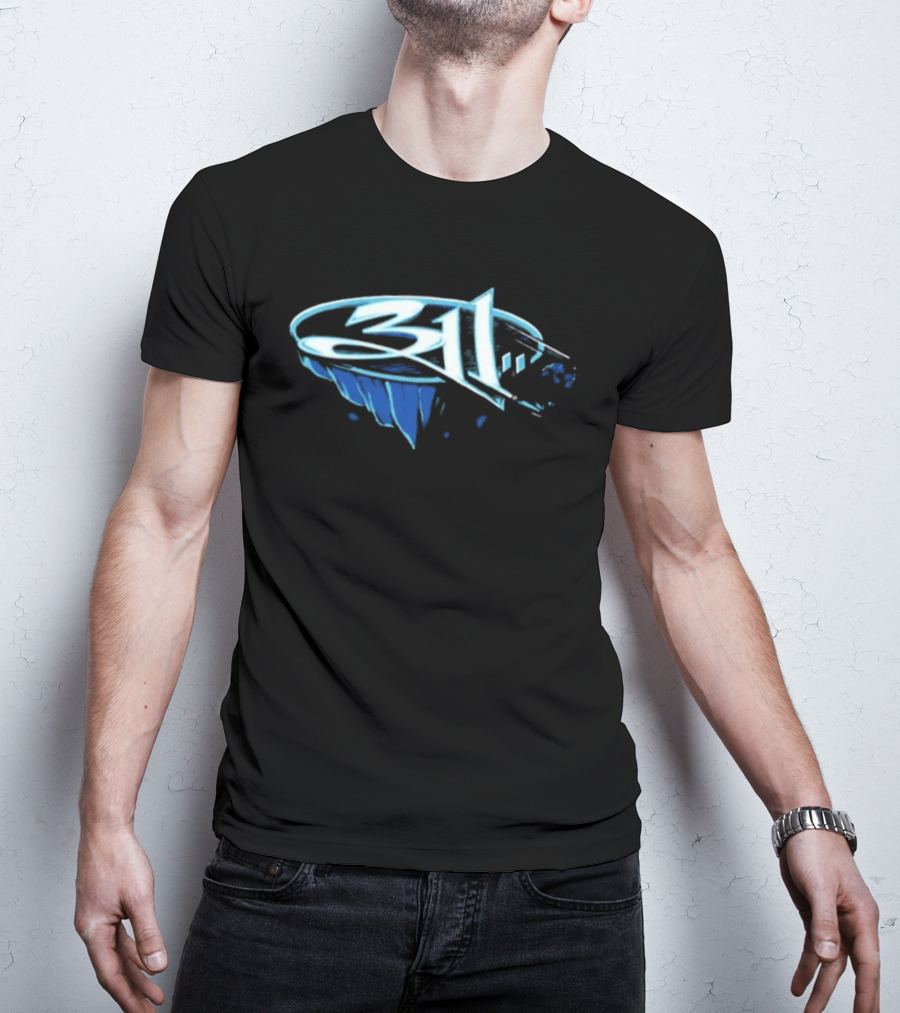311 July 28 2026 Grand Rapids MI Blue Stylized Text Event T-Shirt