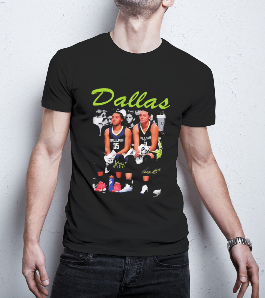 Dallas Azzi Fudd Paige Bueckers Signatures 2026 Game Day T-Shirt