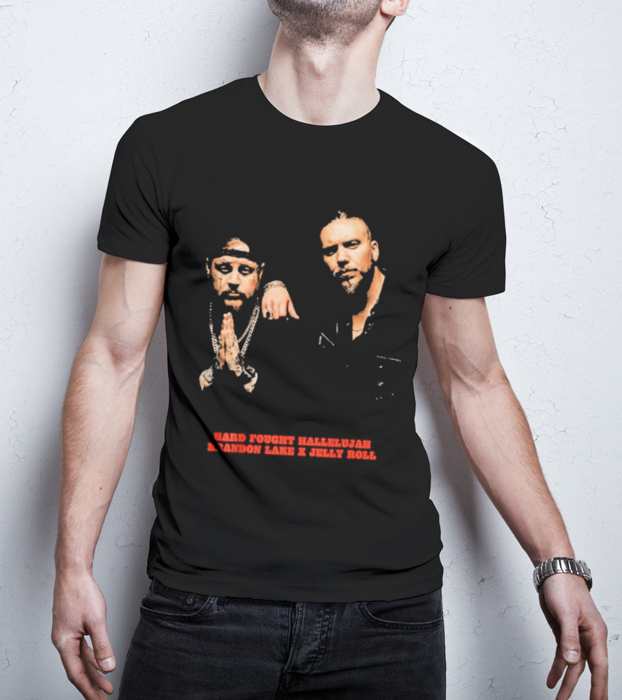 Brandon Lake X Jelly Roll Hard Fought Hallelujah T-Shirt