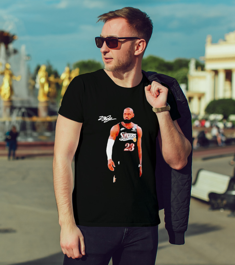 LeBron James 76ers 23 Basketball Edition T-Shirt