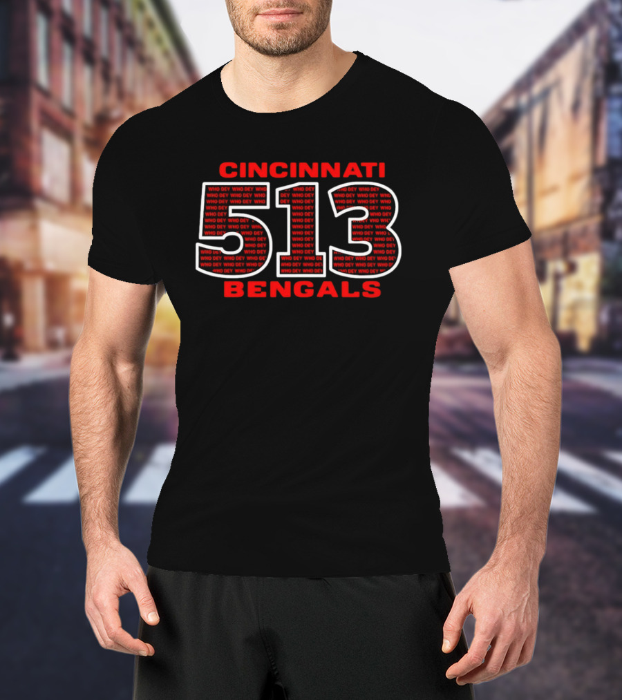 Cincinnati Bengals 513 Who Dey T-Shirt