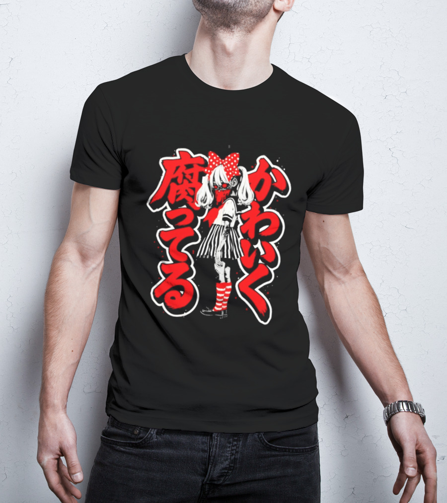 Horror Anime Manga Aesthetics Japanese T-Shirt