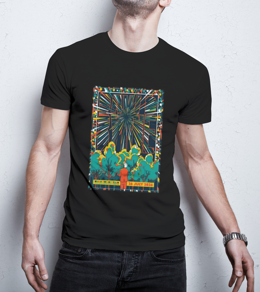 David Byrne Who Is This Sky Tour Cardiff Castle UK 26 July 2026 T-Shirt