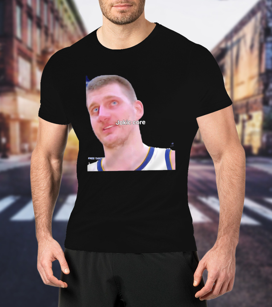 Jokic Core Nikola Jokic Free Throw Basketball T-Shirt