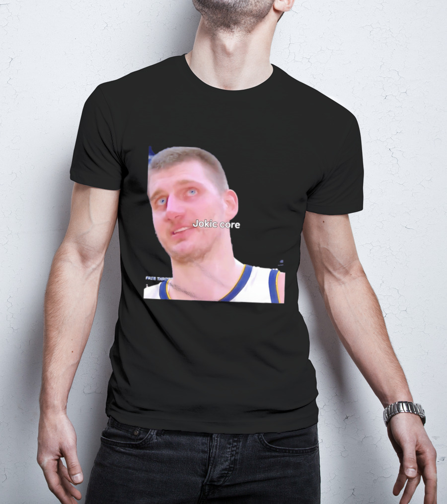 Jokic Core Nikola Jokic Free Throw Basketball T-Shirt