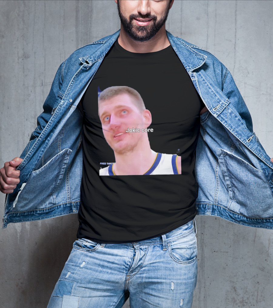 Jokic Core Nikola Jokic Free Throw Basketball T-Shirt