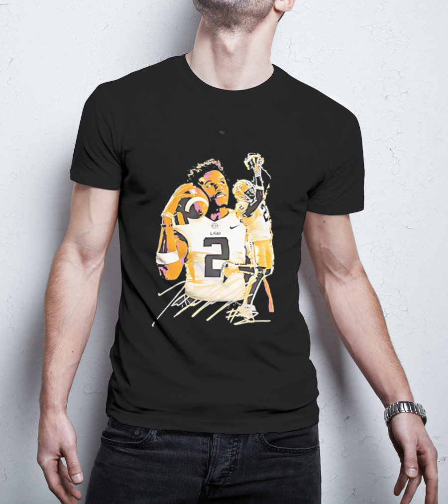 Odell Beckham Jr. LSU Tigers Football Number 2 NCAA T-Shirt