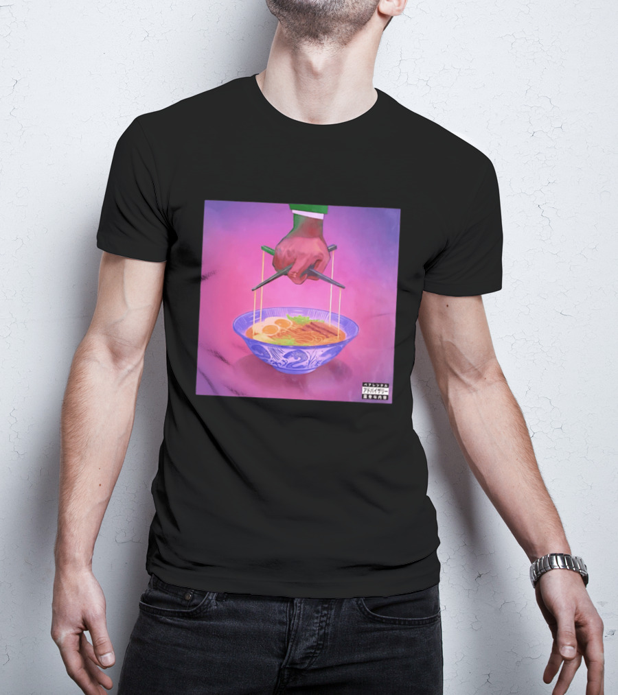 Parental Advisory Explicit Content Ramen Puppet Master Japanese Noodles Bowl T-Shirt