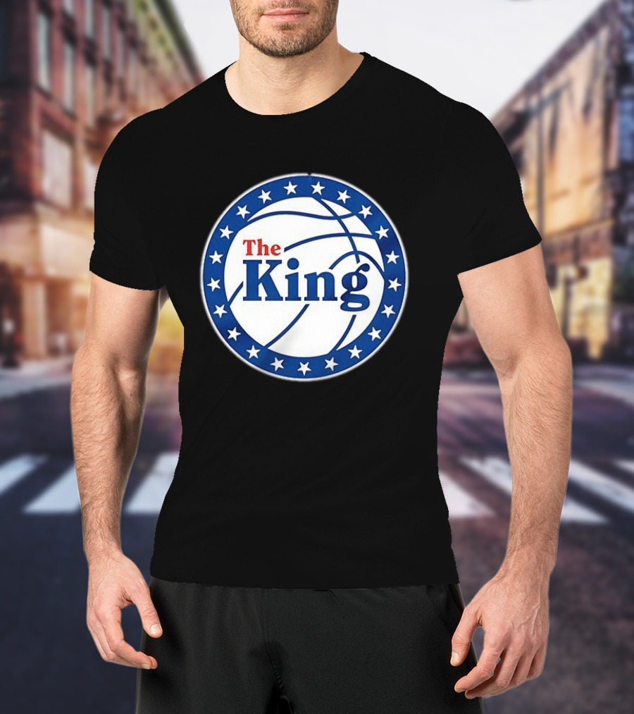 The King Lebron James Philadelphia 76ers 2026 Basketball Stars T-Shirt