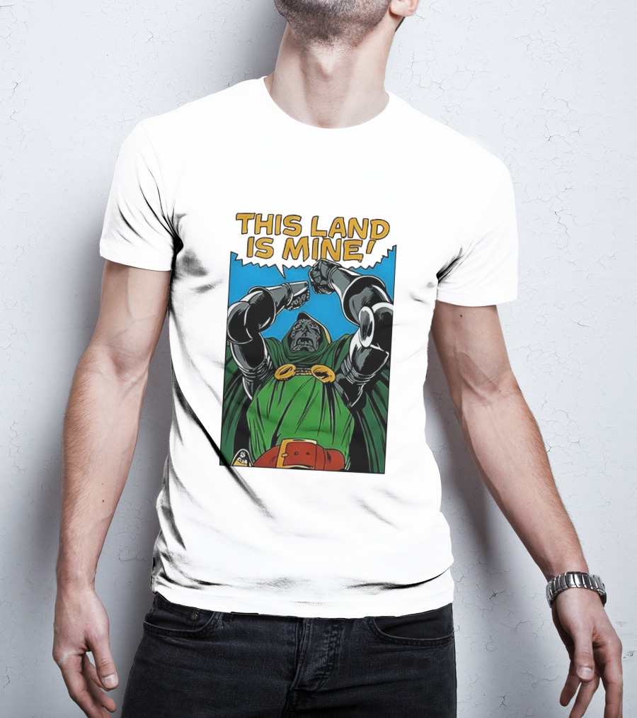 Doctor Doom Marvel Studios This Land Is Mine Vintage Comic T-Shirt