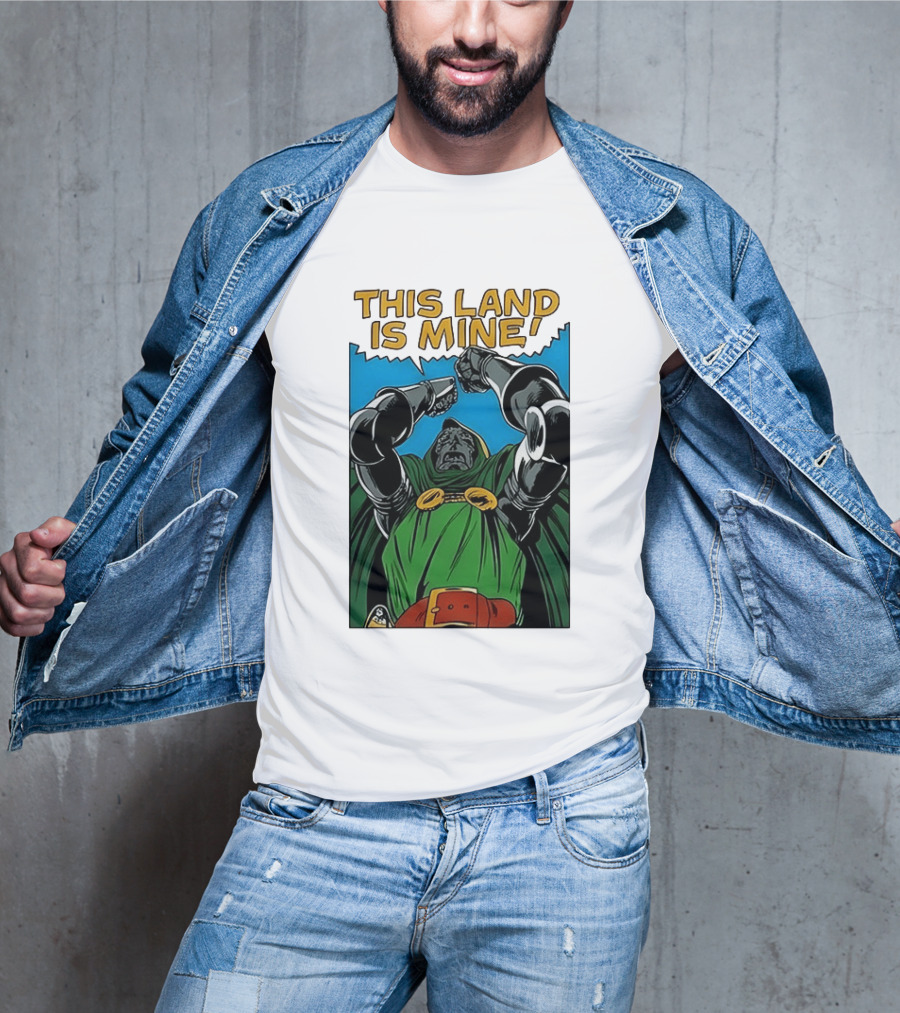 Doctor Doom Marvel Studios This Land Is Mine Vintage Comic T-Shirt