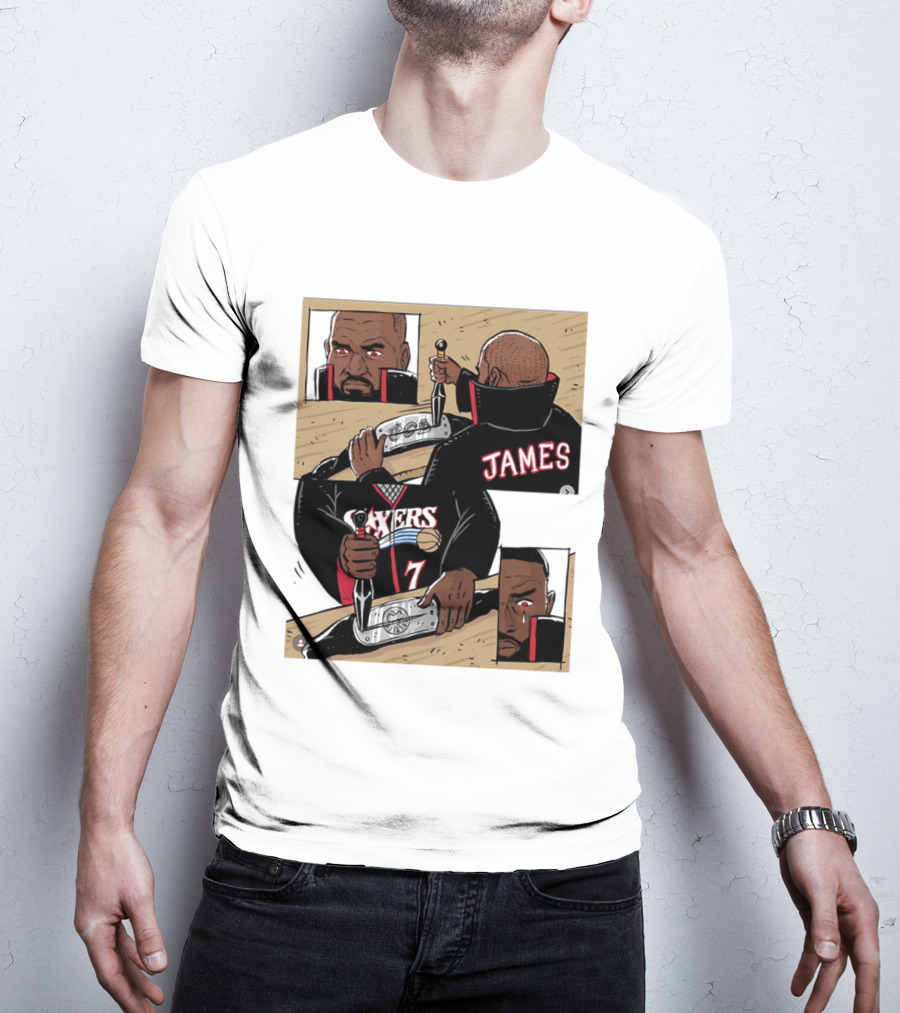 James Sixers 17 Basketball Comic T-Shirt