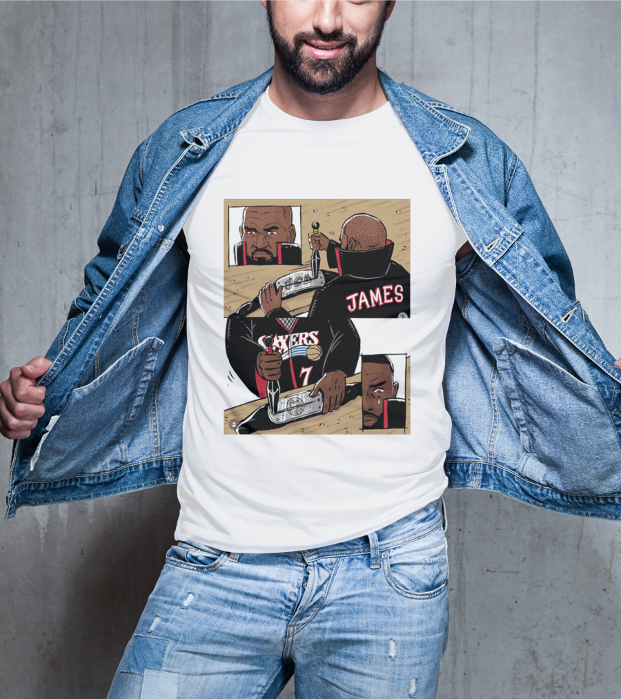 James Sixers 17 Basketball Comic T-Shirt