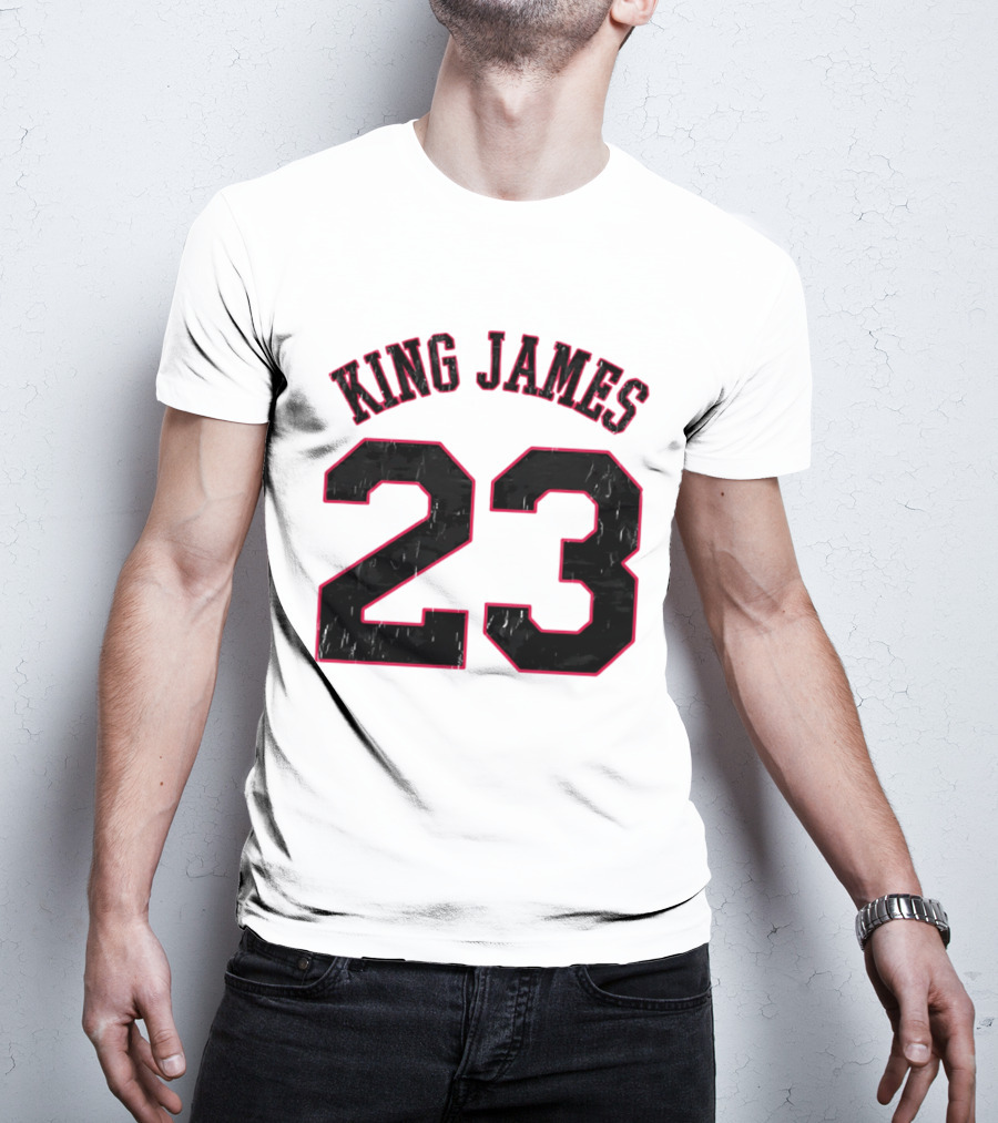 King James 23 Retro Basketball T-Shirt