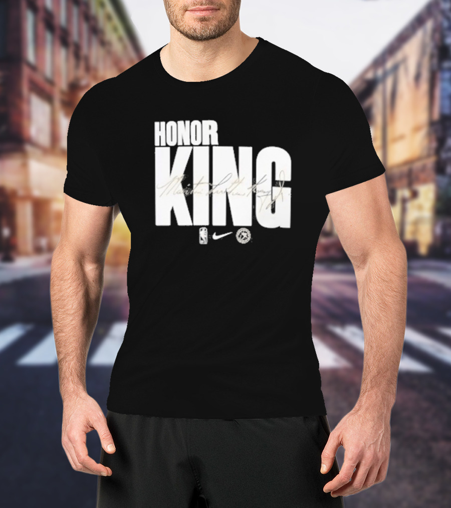 Anthony Edwards NBA Philadelphia 76ers Honor King Martin Luther King Jr Team Issued T-Shirt
