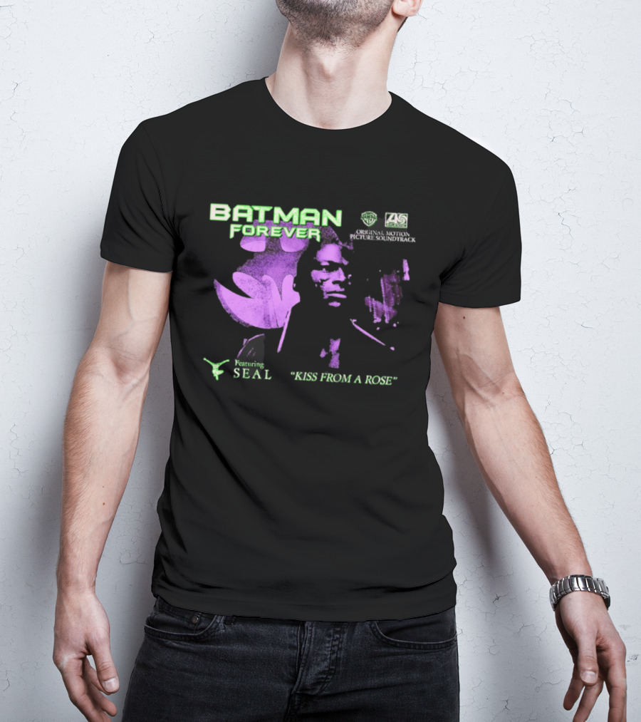 Batman Forever Original Motion Picture Soundtrack Kiss From A Rose Featuring Seal T-Shirt