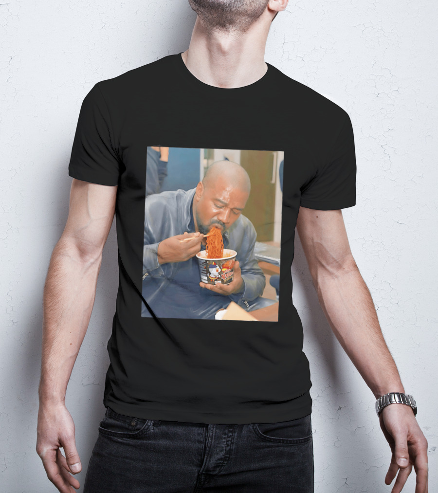 Buldak Bokkeum Myeon Kanye West Noodle Cup Spicy Challenge T-Shirt