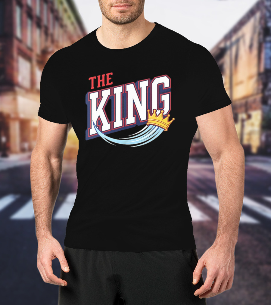 THE KING LeBron James Philadelphia 76ers NBA 2026 T-Shirt