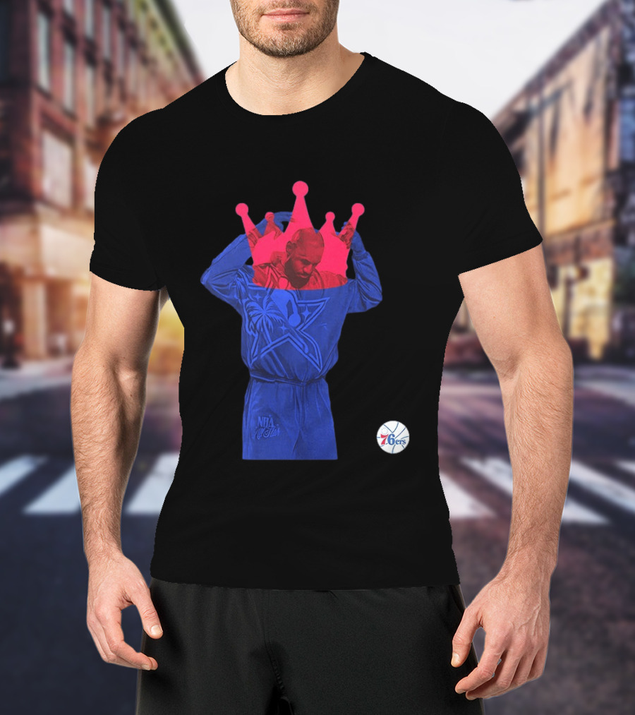 NBA All Star King LeBron James Philadelphia 76ers Season T-Shirt