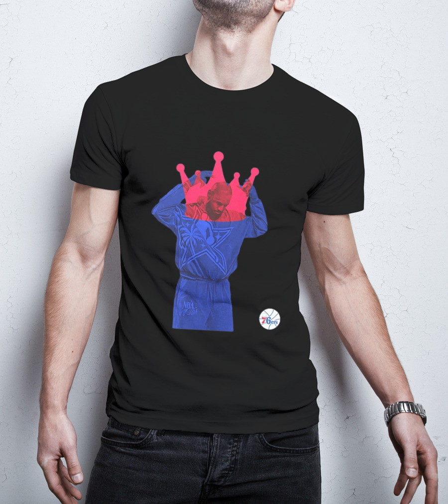 NBA All Star King LeBron James Philadelphia 76ers Season T-Shirt