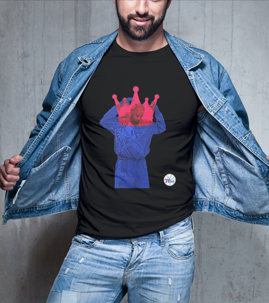 NBA All Star King LeBron James Philadelphia 76ers Season T-Shirt