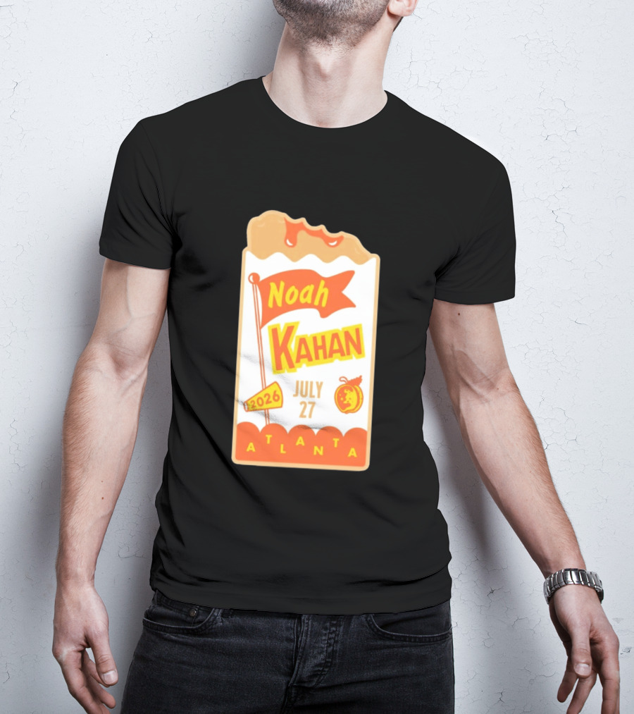 Noah Kahan Atlanta July 27 2026 Event T-Shirt