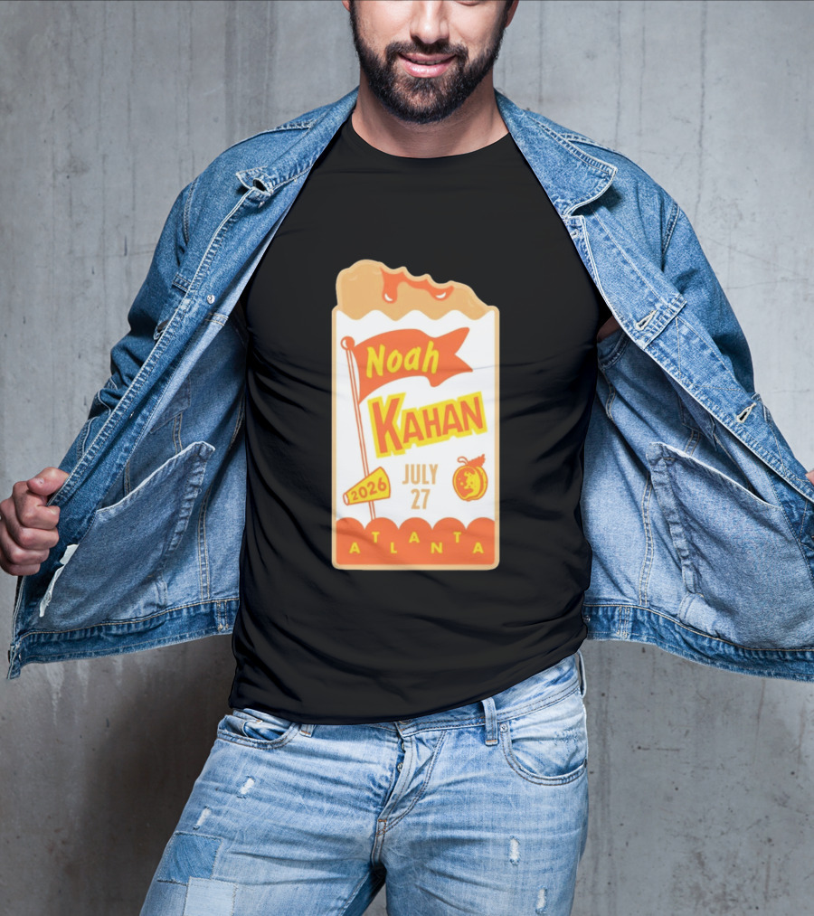 Noah Kahan Atlanta July 27 2026 Event T-Shirt
