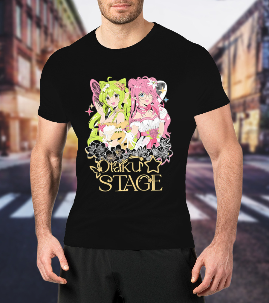 Otaku Stage Inanna Bell Lily Pichu Anime Characters Pastel Aesthetic T-Shirt