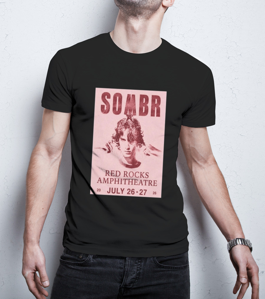 SOMBR Red Rocks Amphitheatre July 26 27 2026 T-Shirt