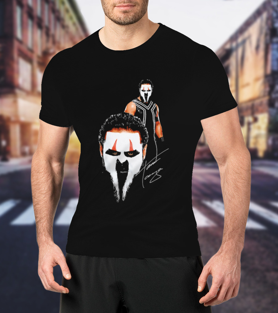 Tama Tonga Face Paint Mask Wrestler Signature T-Shirt