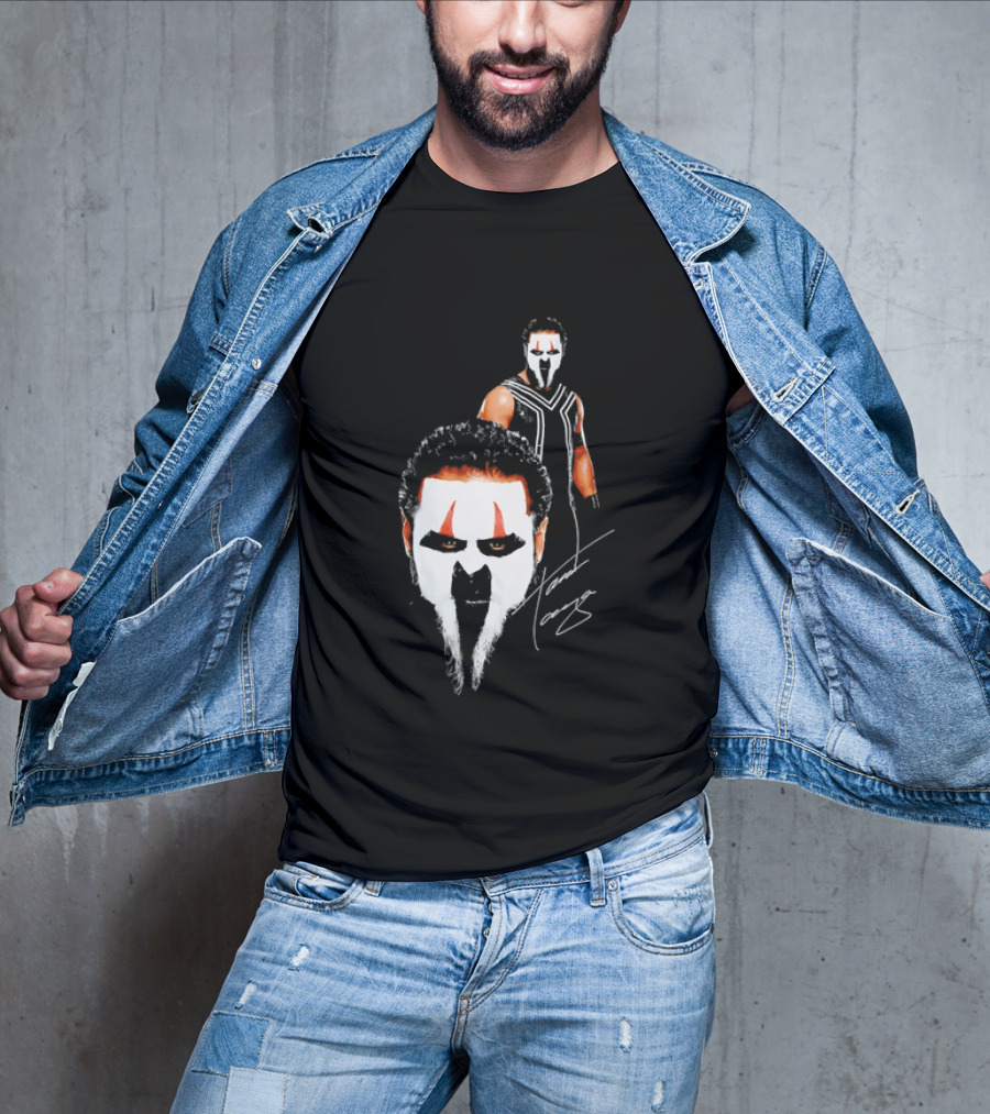 Tama Tonga Face Paint Mask Wrestler Signature T-Shirt