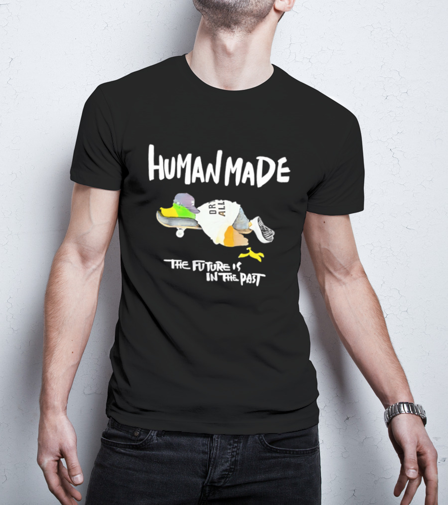 Human Made The Future Is In The Past Duck Skateboard T-Shirt